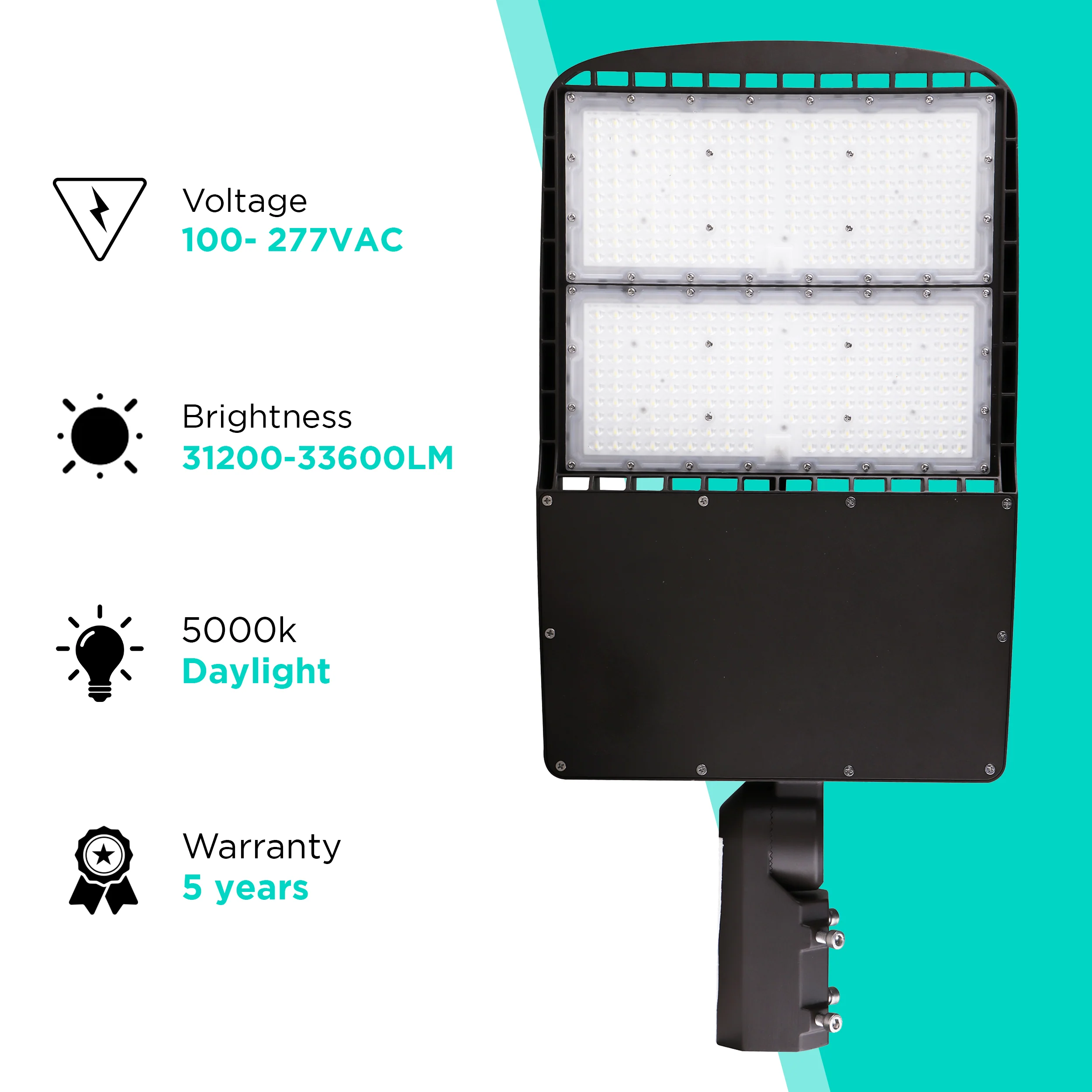 240W Gen2 Series Area/Flood Light - 33600lms - IP65 UL Listed - UNV/480V - Image 2