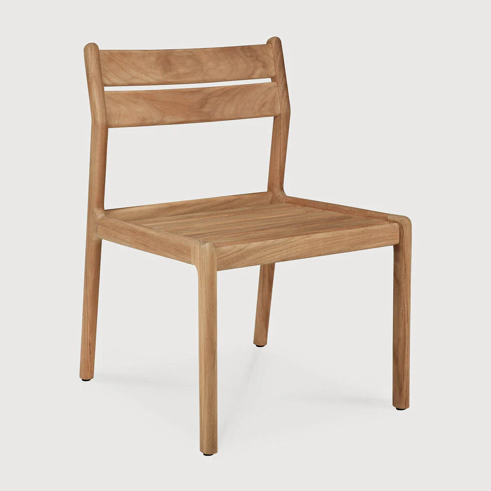 Jack Outdoor Dining Chair Frame | Teak - Image 1