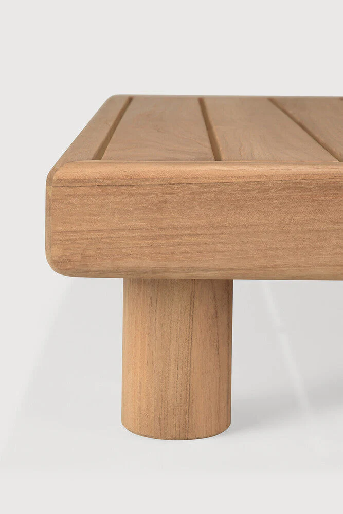 Monocle Outdoor Coffee Table | Teak | Square - Image 3