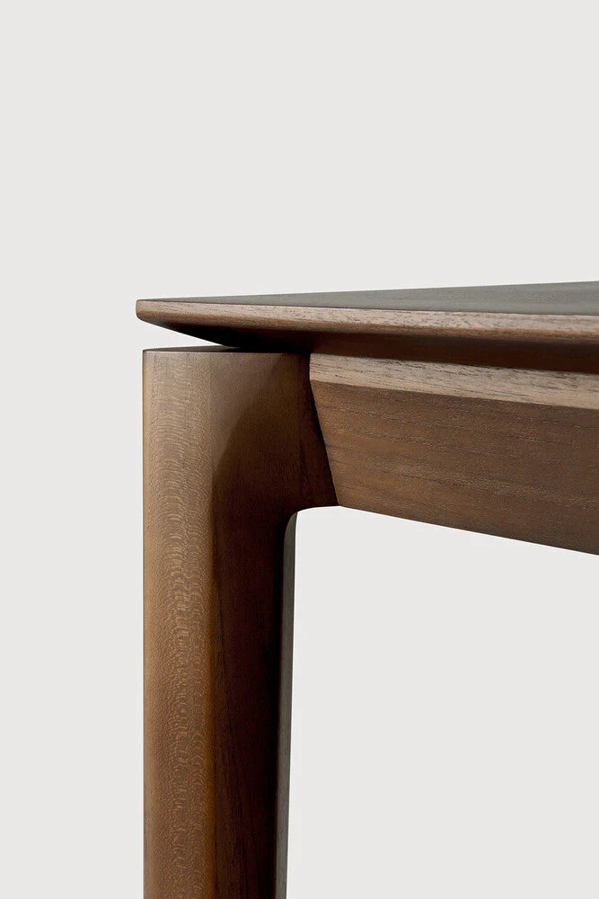 Bok Bench | Varnished Teak | Brown | 65" X 14" - Image 3