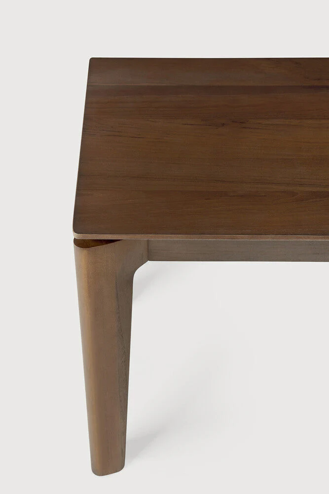 Bok Bench | Varnished Teak | Brown | 57" X 14" - Image 3
