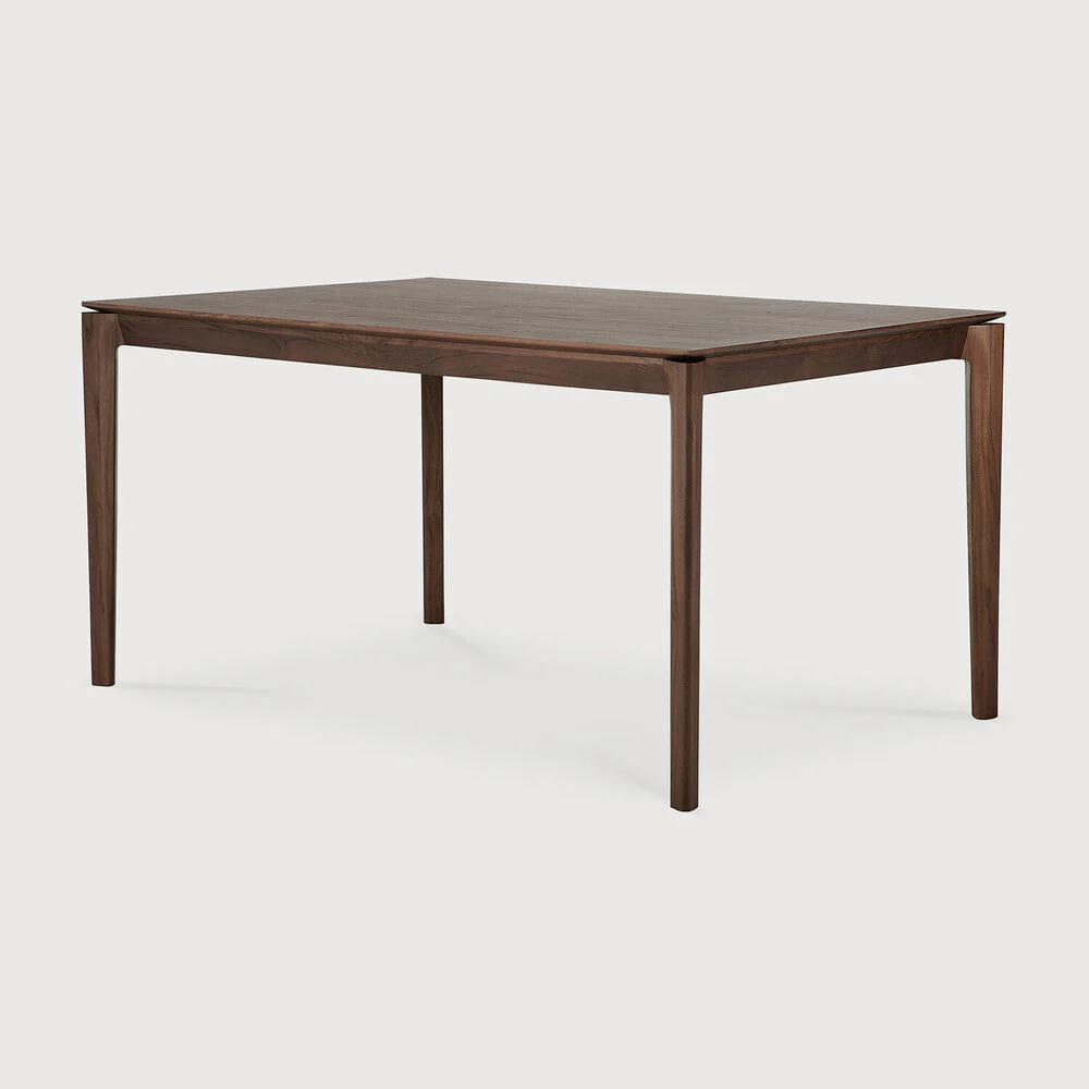 Bok Dining Table | Varnished Teak | Brown | Rectangular | 55" X 31" - Image 2