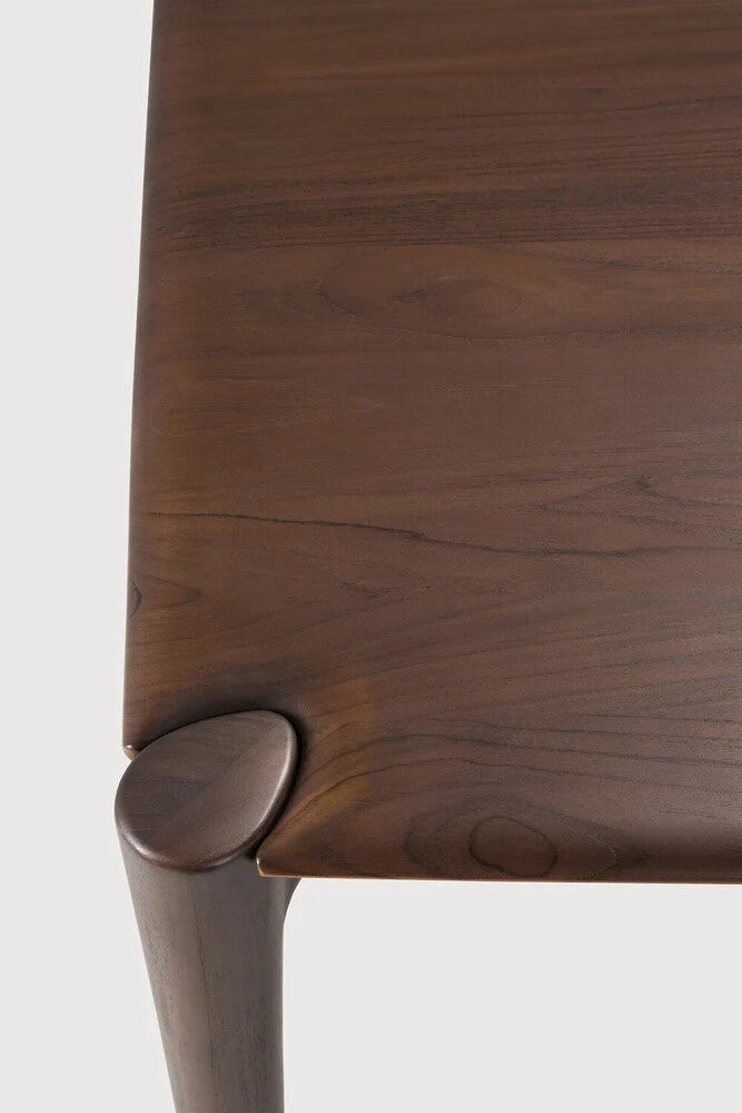 Pi Dining Table | Varnished Teak | Brown | Rectangular | 94" X 39" - Image 3