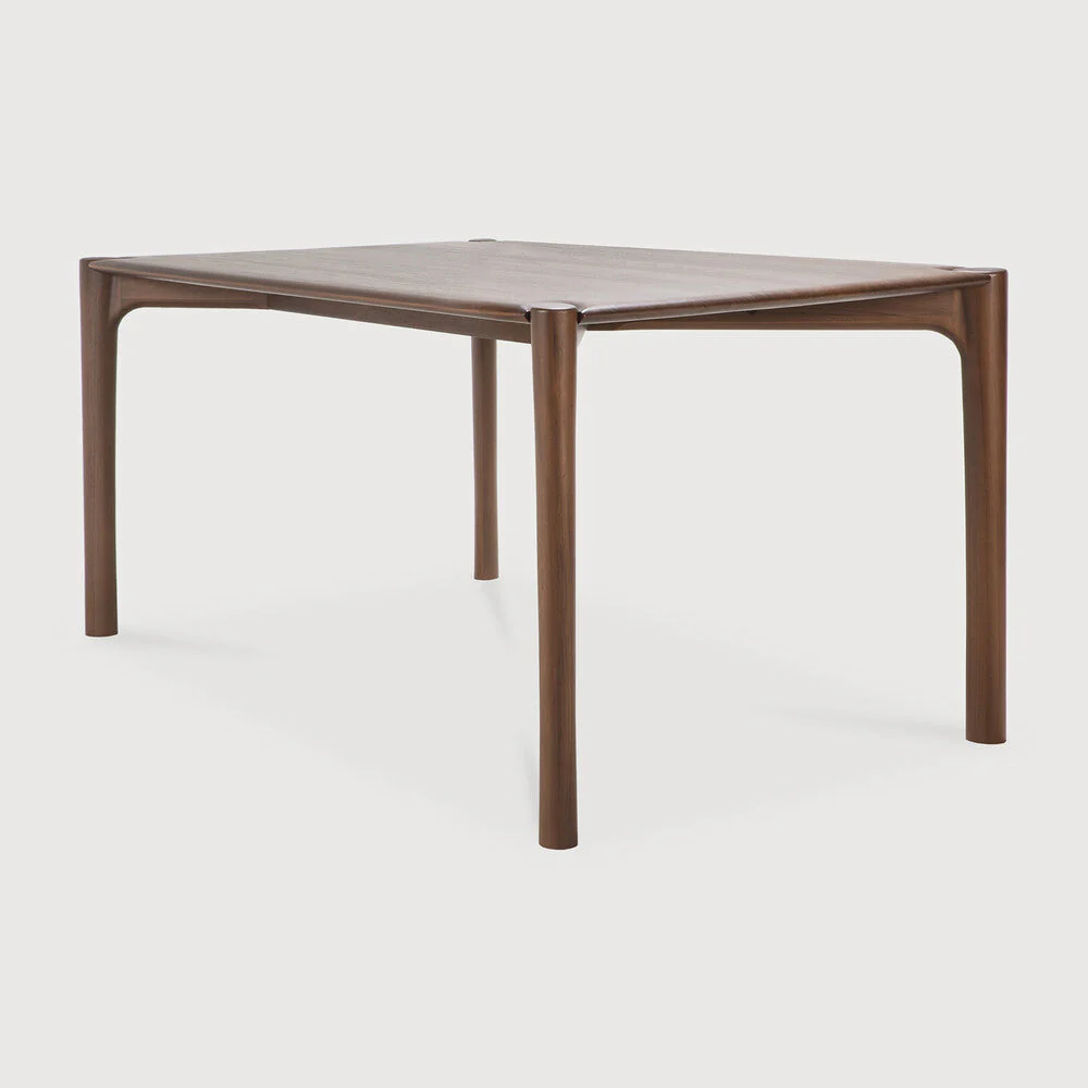 Pi Dining Table | Varnished Teak | Brown | Rectangular | 71" X 35" - Image 2