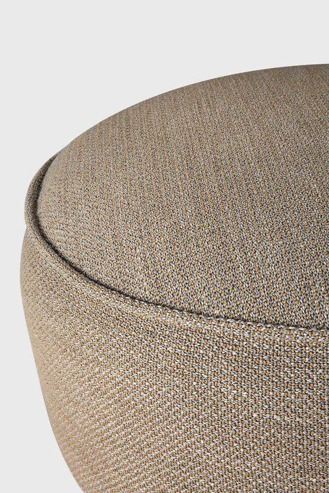 Donut Outdoor Pouf | Mocha Check Fabric | Xl - Image 2