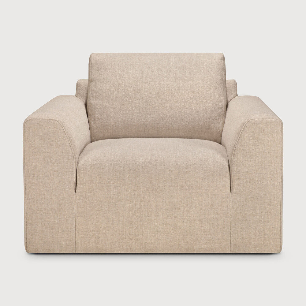 Ease Lounge Chair | Leche Fabric - Image 1