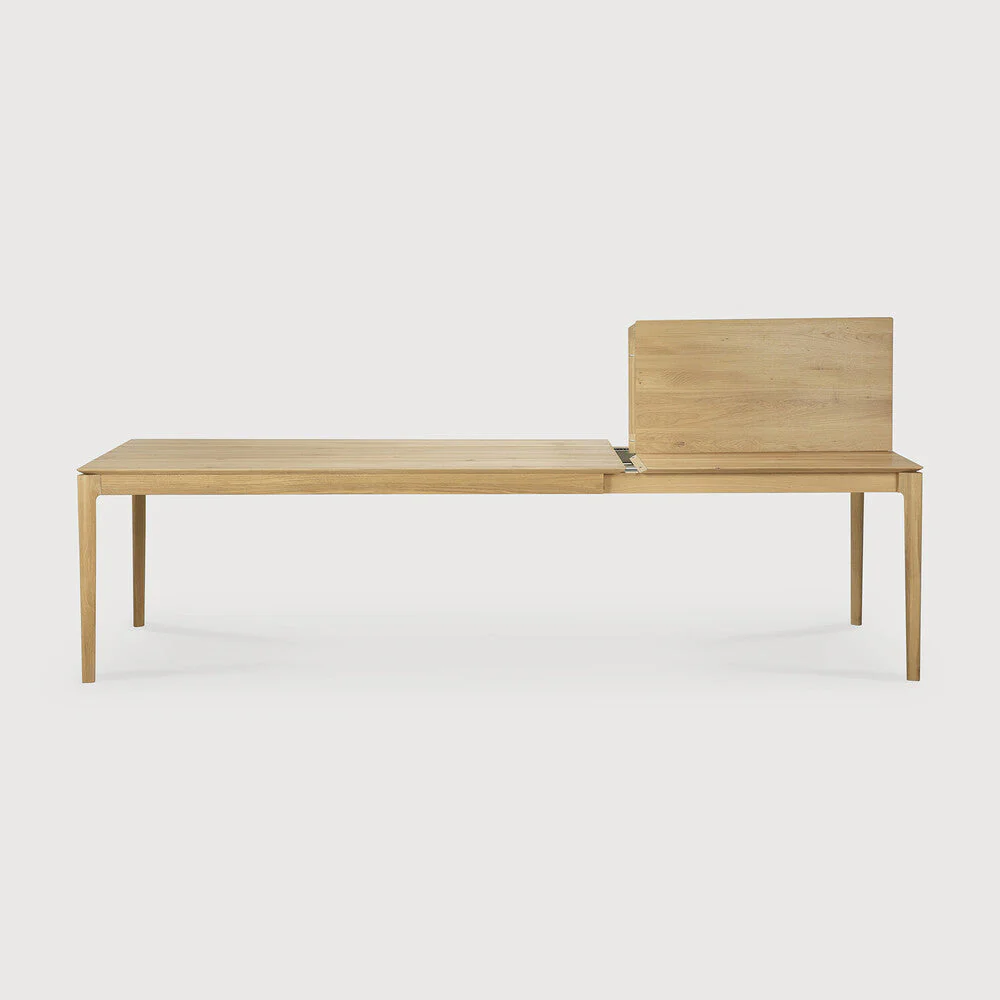Bok Extendable Dining Table | Varnished Oak | Rectangular | 71"|110" X 39" - Image 3