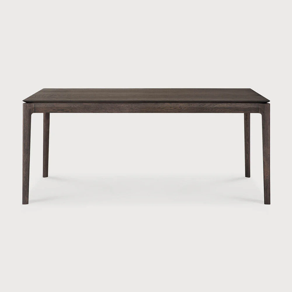 Bok Extendable Dining Table | Varnished Oak | Brown | Rectangular | 71"|110" X 39" - Image 2