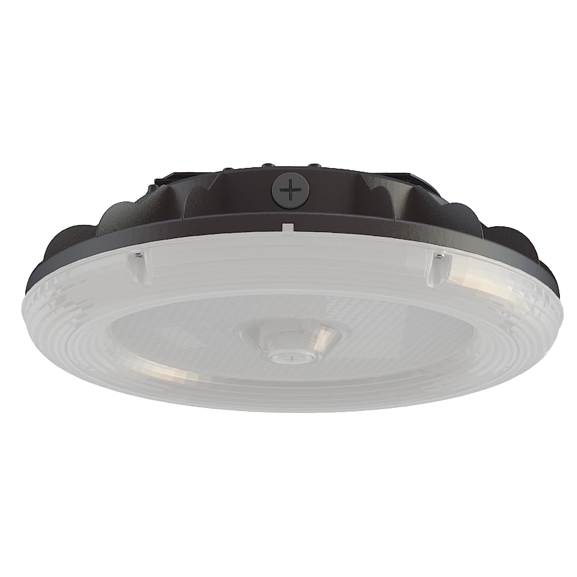 Round LED Parking Garage Canopy Light – Selectable Wattage & 3CCT – 100W/75W/50W/30W – 3000K/4000K/5000K – White & Bronze Finish #106/107