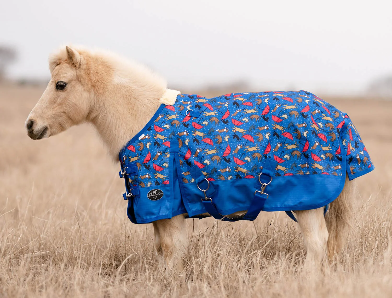 Professional's Choice 1200D Mini & Pony Rain Sheet, "Raining Cats & Dogs" - Image 1