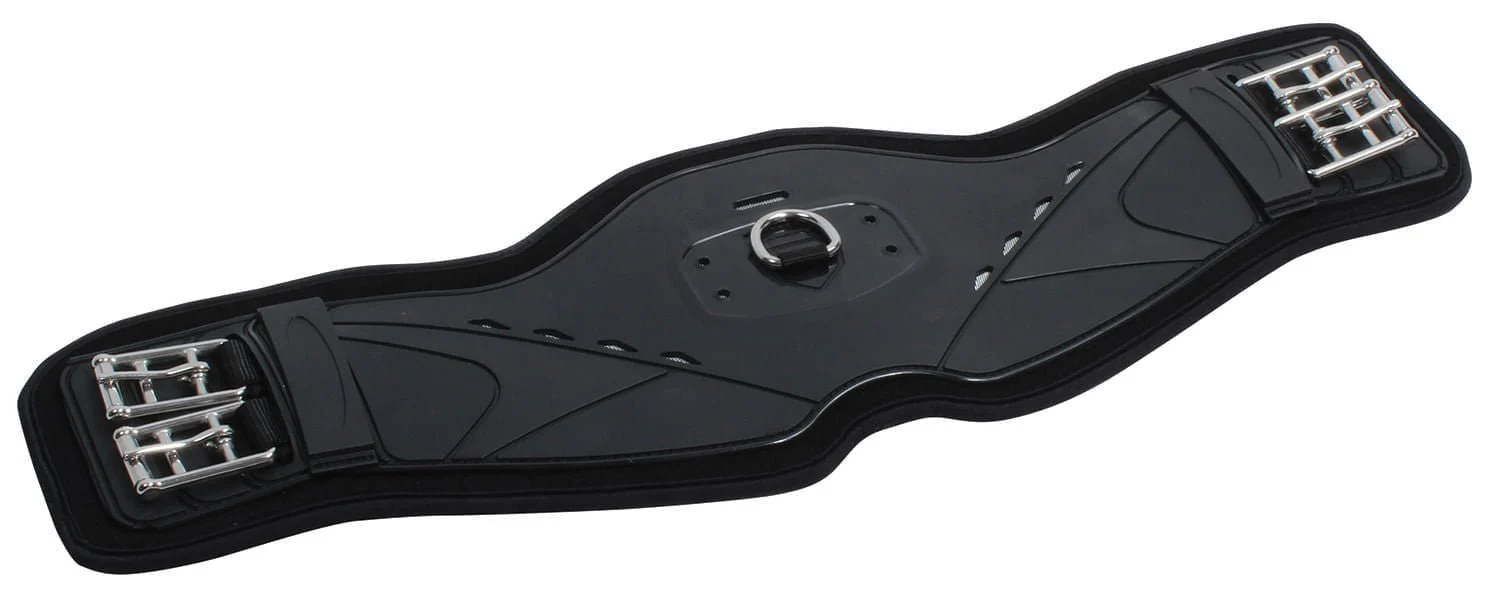 Professional's Choice Contoured Dressage Girth, Black - Image 1
