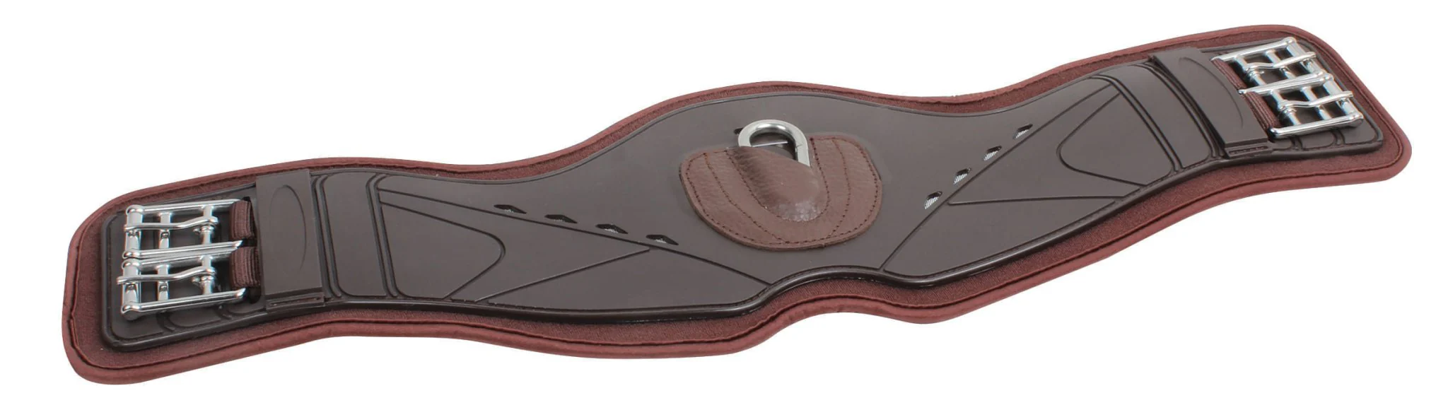 Professional's Choice Contoured Monoflap Girth, Chocolate - Image 1