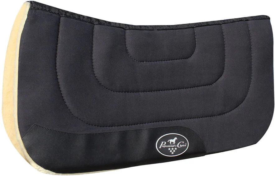 Professional's Choice Contoured Wool Saddle Pad, 31" x 32" - Image 1