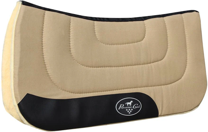 Professional's Choice Contoured Wool Saddle Pad, 31" x 32" - Image 3