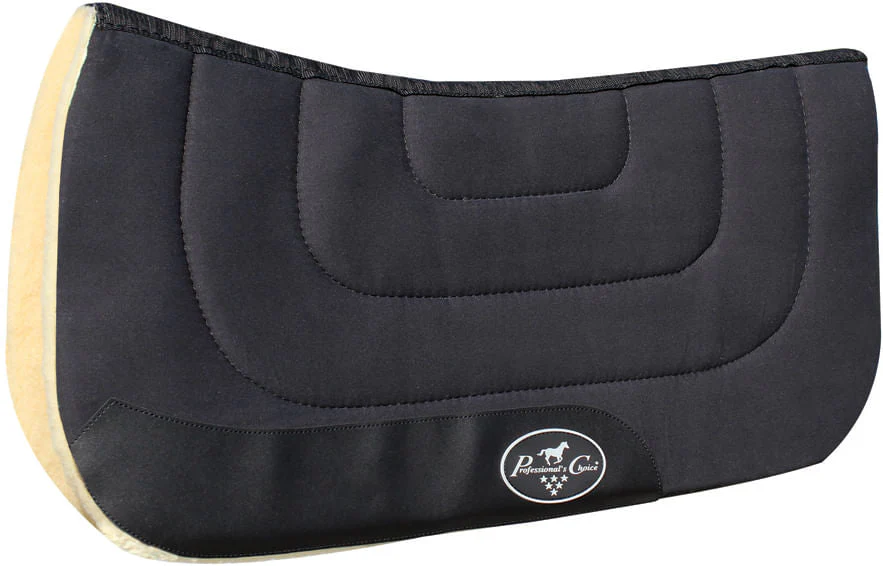 Professional's Choice Contoured Wool Saddle Pad, 31" x 32" - Image 2