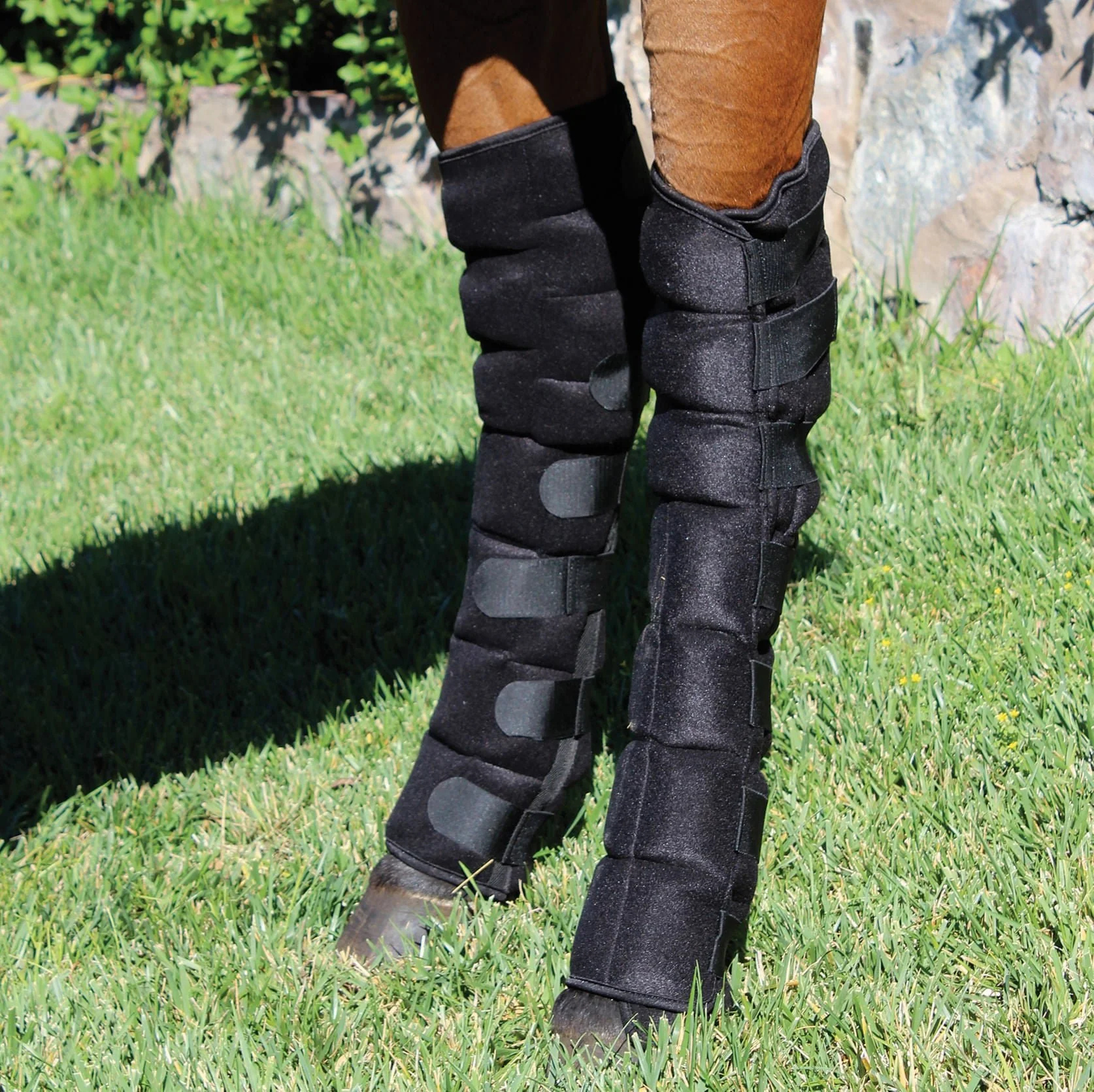 Professional's Choice Full Leg Ice Boot, Black - Image 1