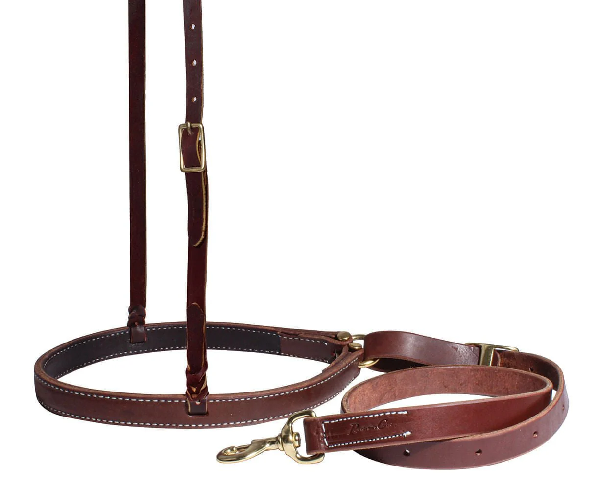 Professional's Choice Harness Leather Ranch Tie Down Set - Image 1