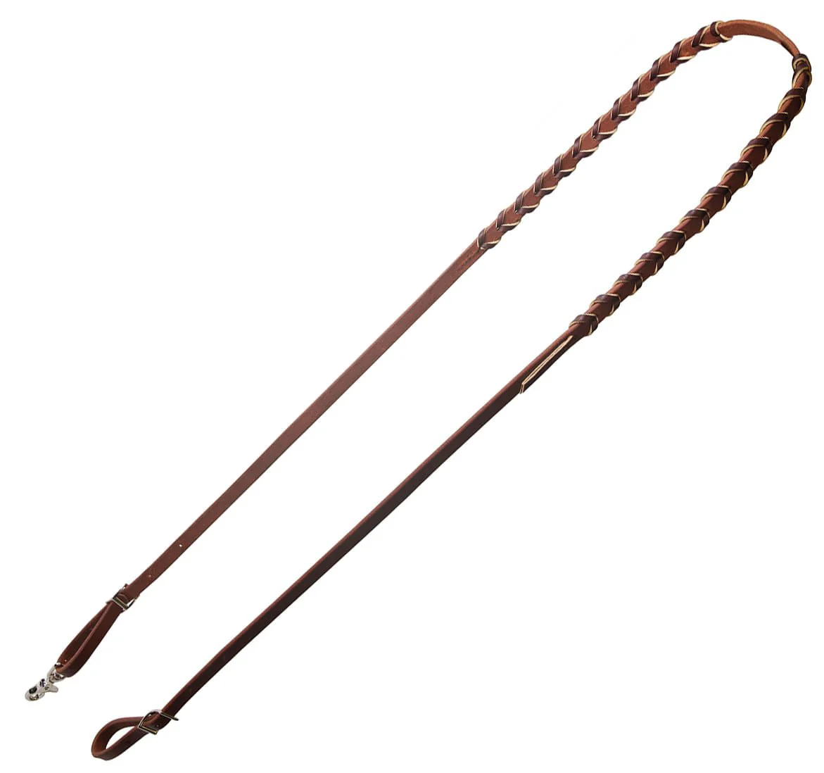 Professional's Choice Heavy Oiled Laced Barrel Reins - Image 2