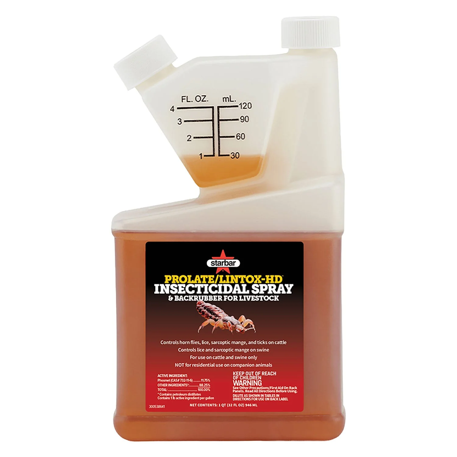 Prolate/Lintox-HD Insecticide Fly Spray & Backrubber for Livestock - Image 1