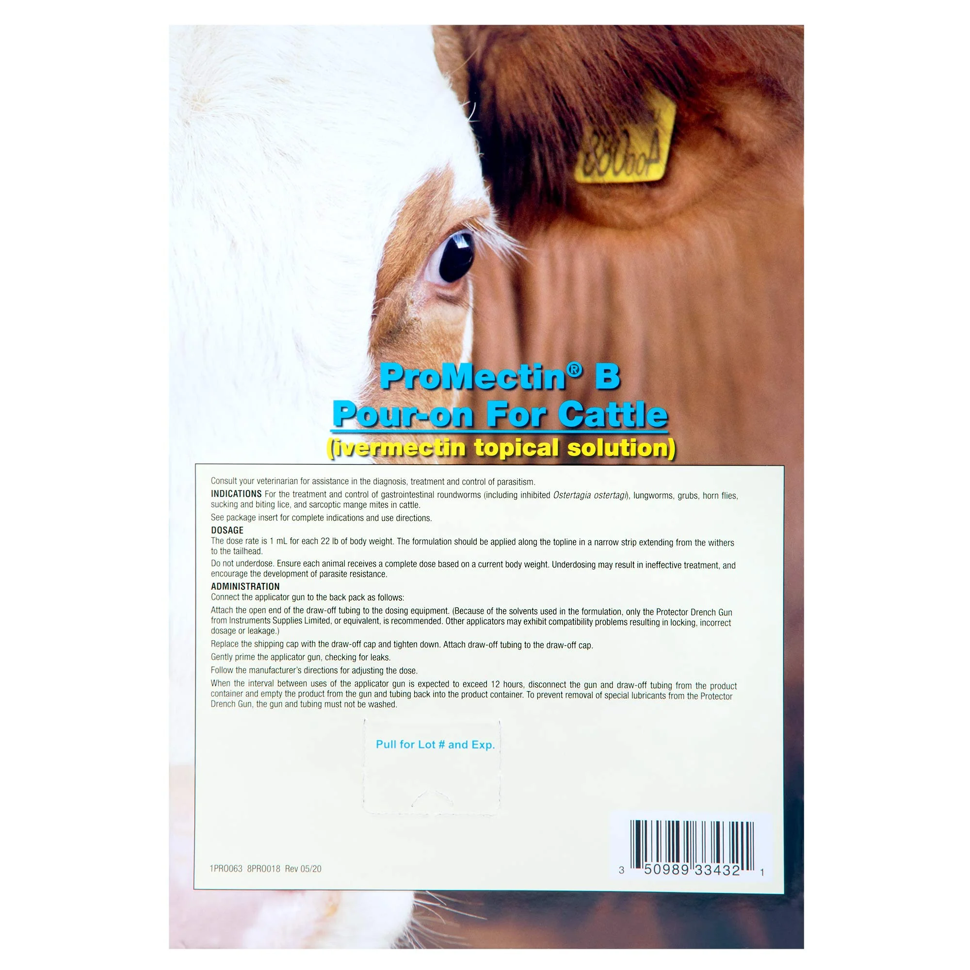 ProMectin B Pour-On Parasiticide for Cattle - Image 3