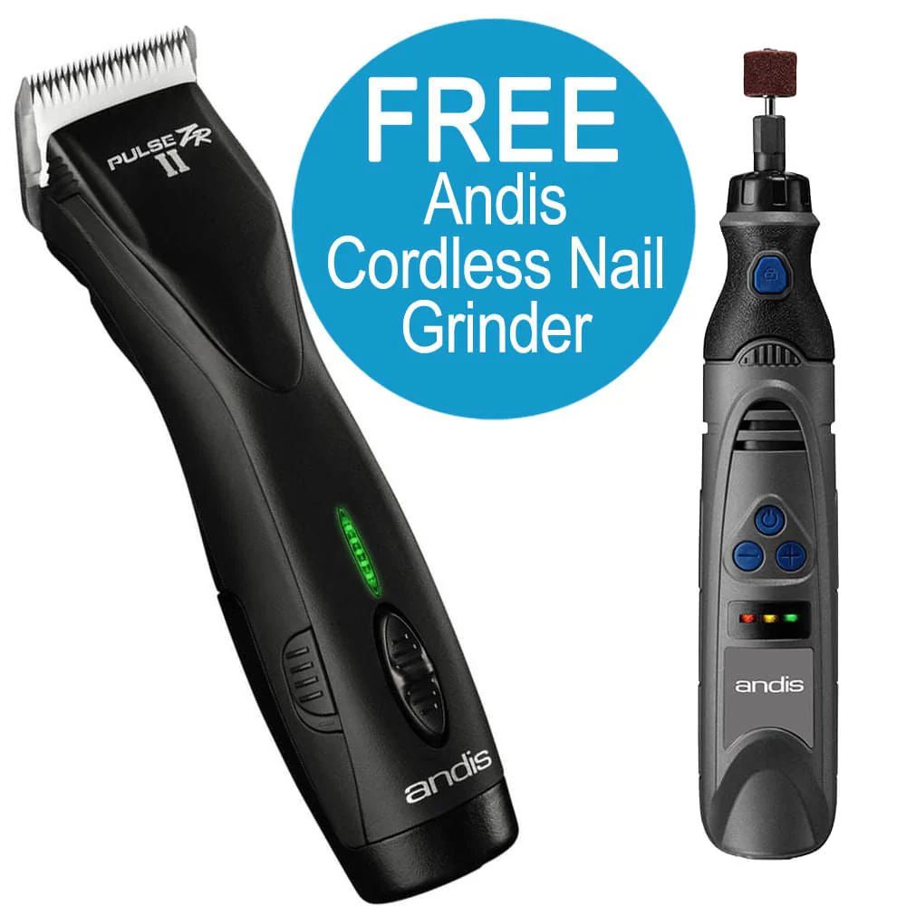 Pulse ZR II Clipper with FREE Cordless Nail Grinder - Image 1