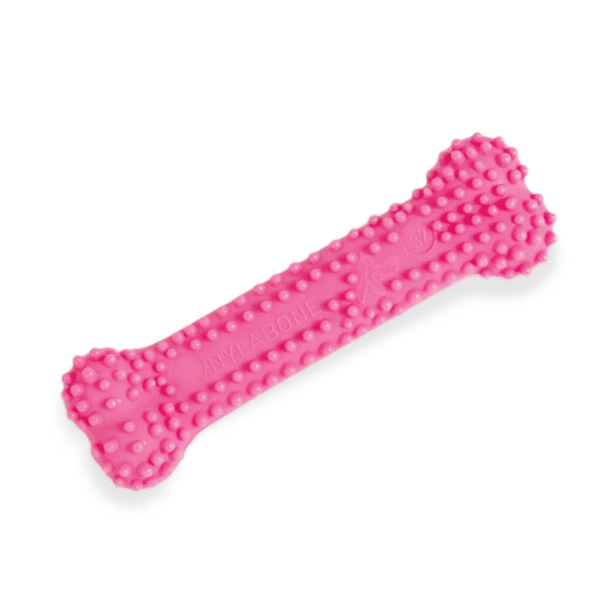 Puppy Teething & Soothing Flexible Chew Toy, Chicken, Pink, X-Small/Petite, Up to 15 lbs. - Image 3