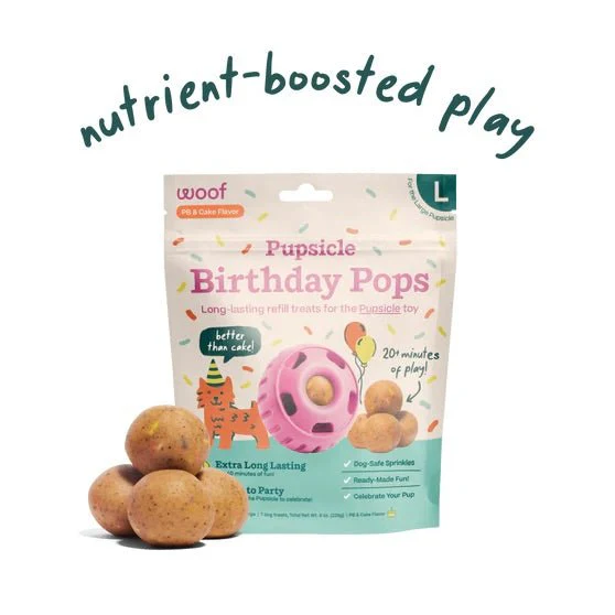 Pupsicle Birthday Pops Dog Treat Refills – Long-Lasting, All-Natural, Festive, Made in USA - Image 3