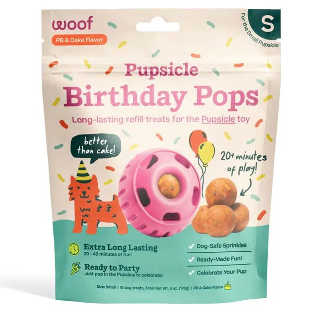 Pupsicle Birthday Pops Dog Treat Refills – Long-Lasting, All-Natural, Festive, Made in USA - Image 1