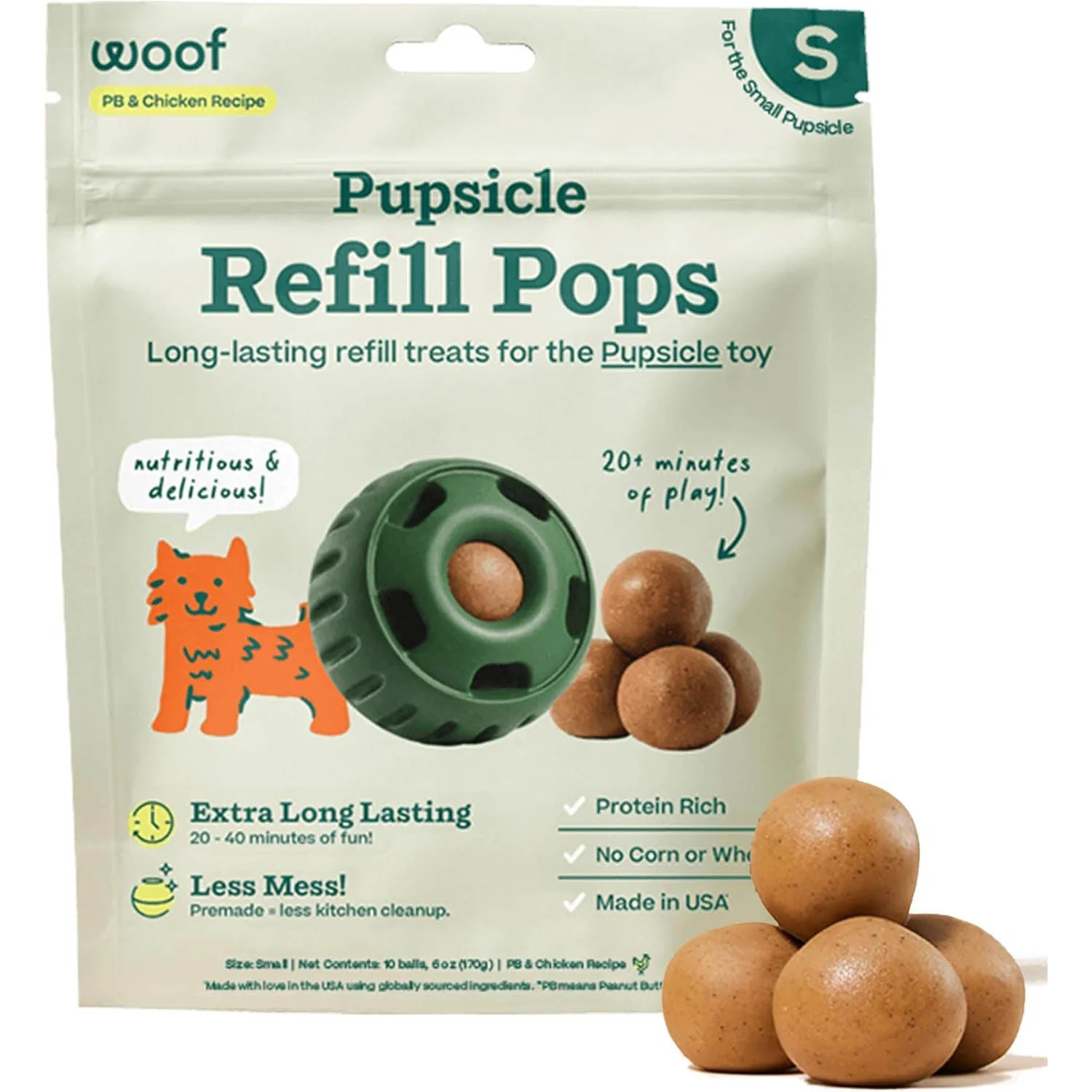 Pupsicle Pops Dog Treat Refills – Natural, Long-Lasting, Made in USA - Image 1