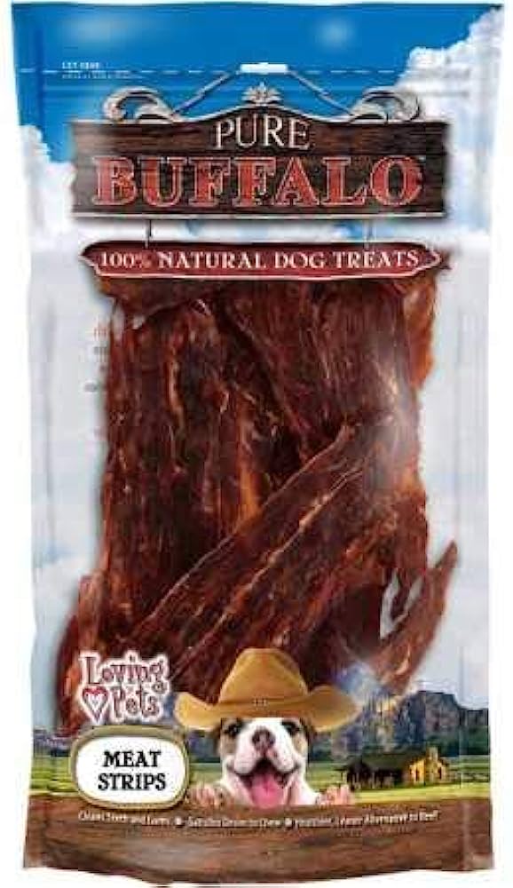 Pure Buffalo Jerky Meat Strips, 3.5 oz - Image 1