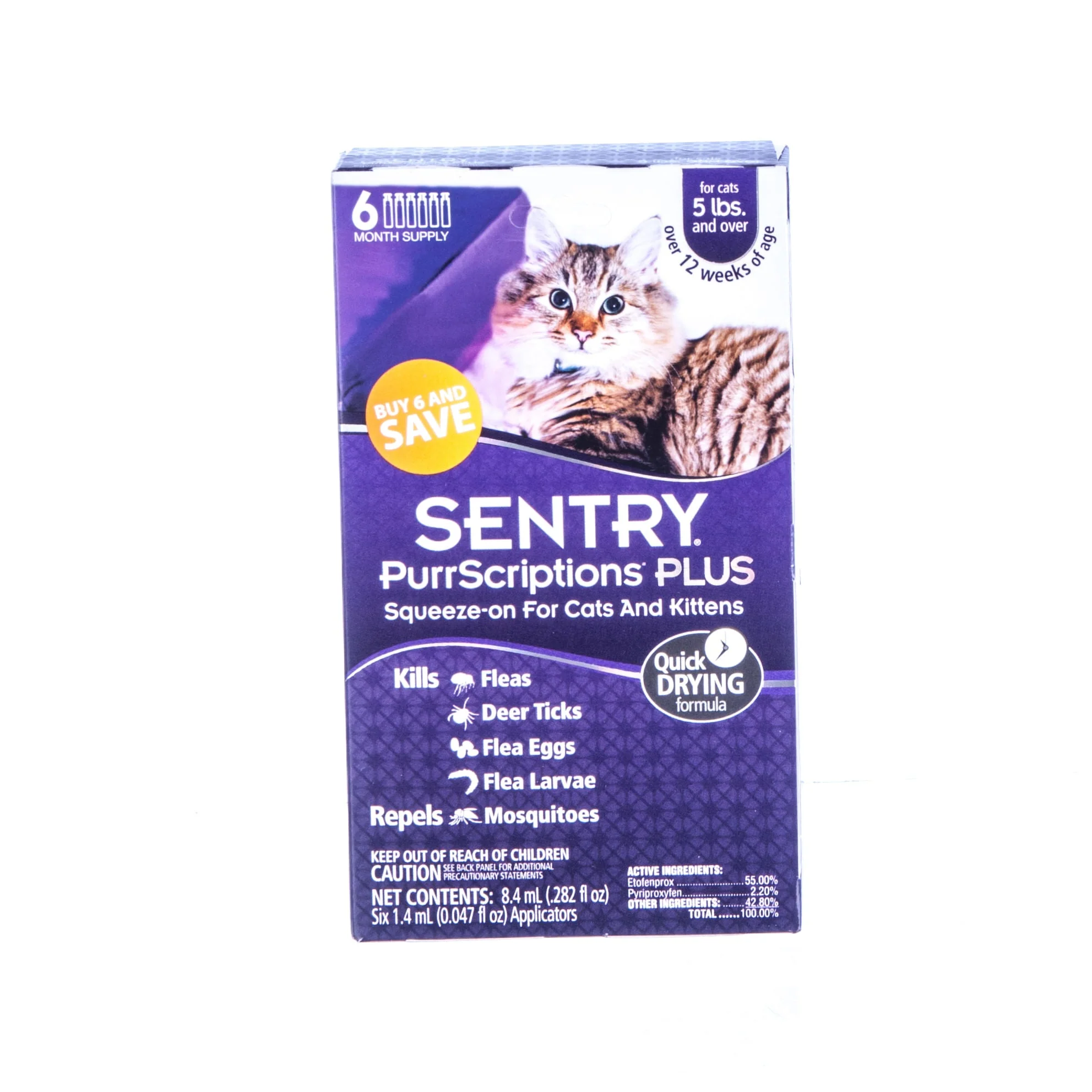 PurrScriptions PLUS Cat Flea & Tick Topical - Image 2
