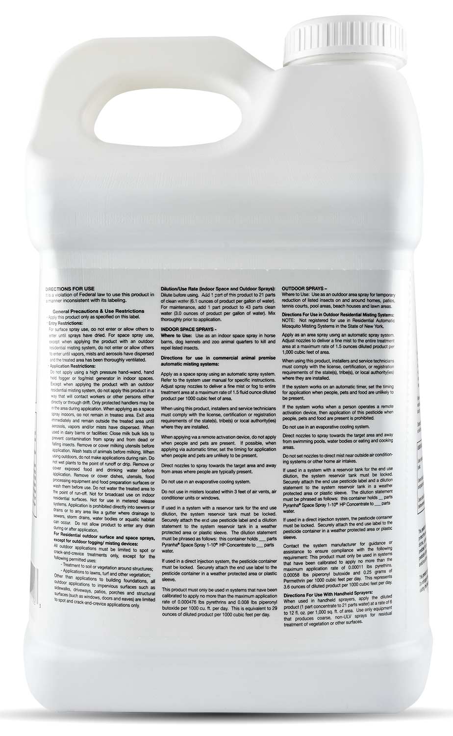 Pyranha Insect Control Space Fly Spray 1-10 HPS Concentrate for Barns, Stables, & Kennels - Image 2