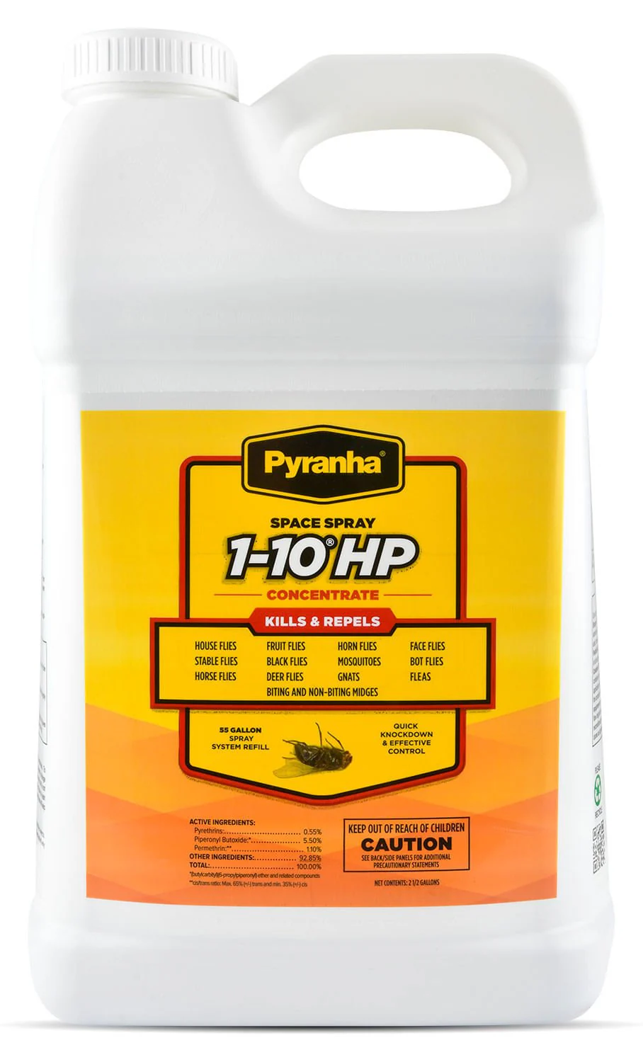 Pyranha Insect Control Space Fly Spray 1-10 HPS Concentrate for Barns, Stables, & Kennels - Image 1