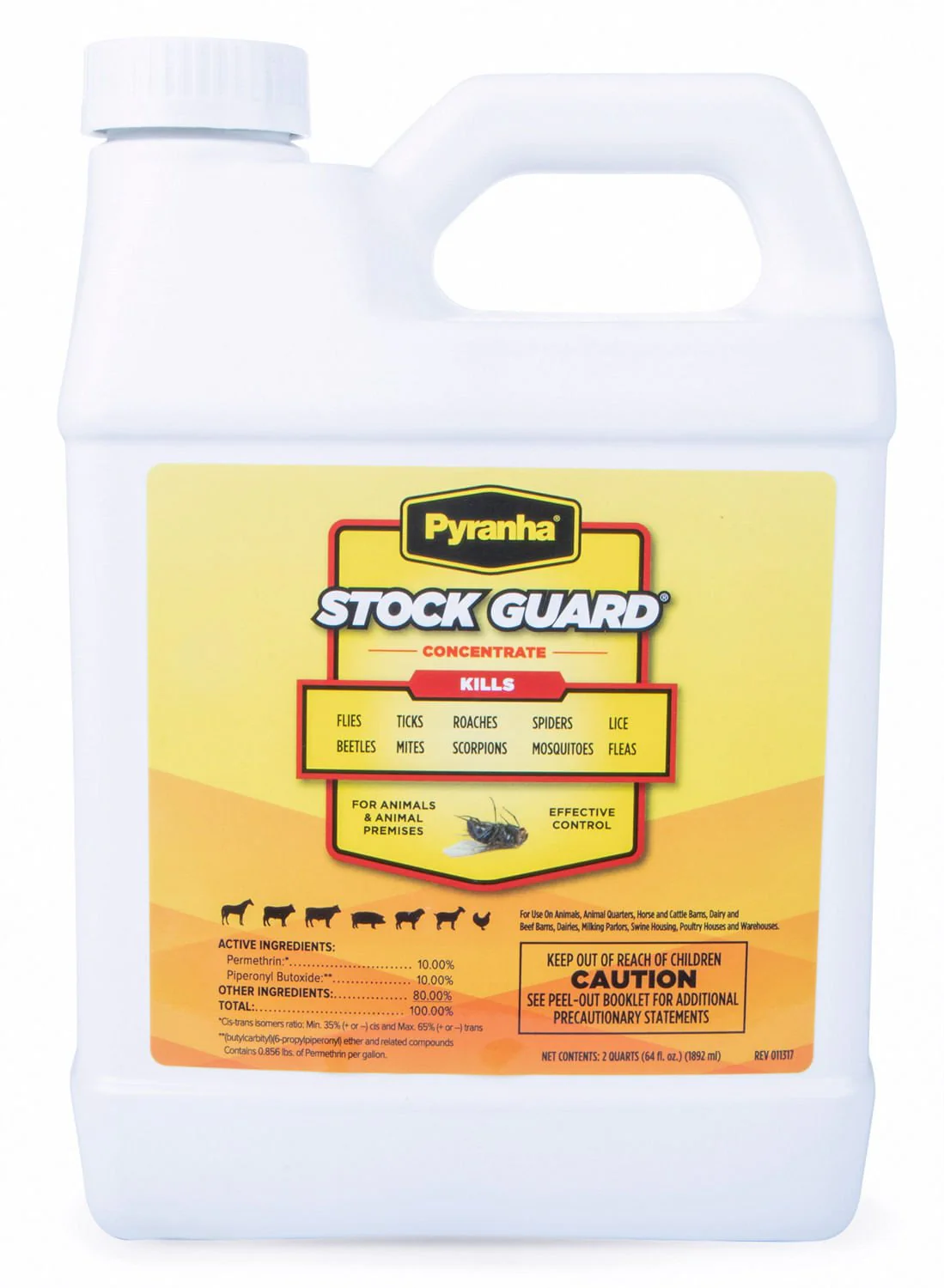 Pyranha Stock Guard Concentrate Fly Control Spray for LIvestock & Premises - Image 1
