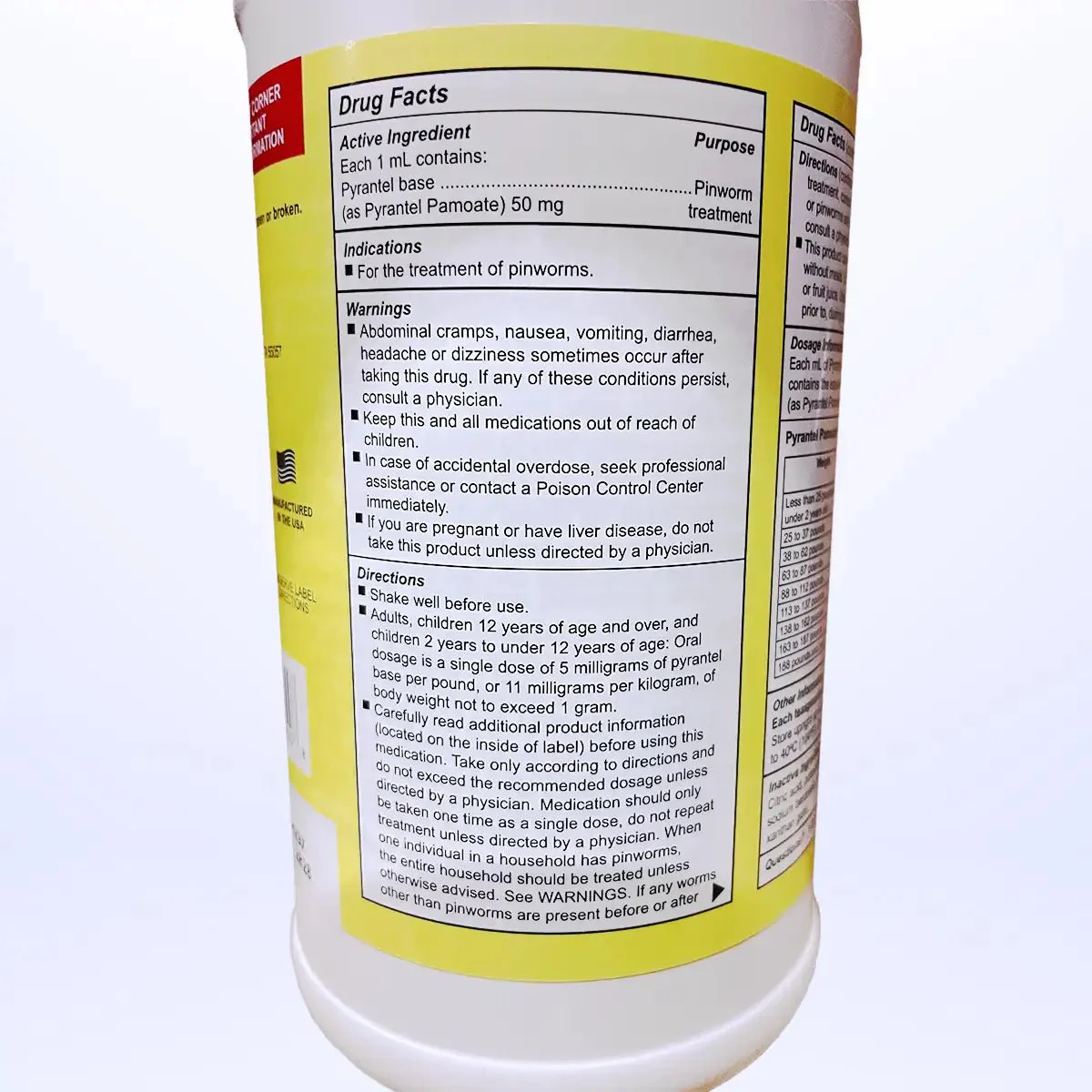 Pyrantel Pamoate Oral Suspension Anthelmintic Dewormer - Image 3