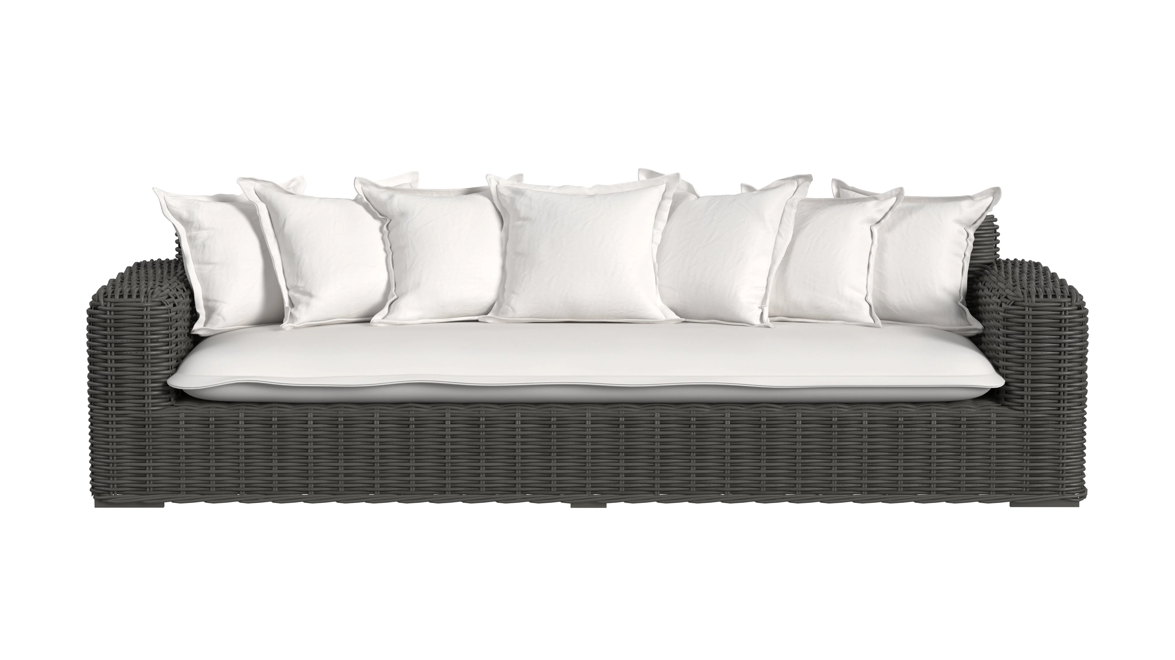 Cabo Sofa in Soothe Pearl w/ Flange Welt - Image 2