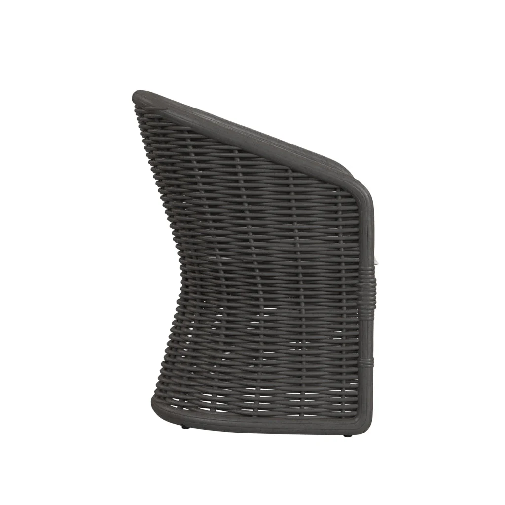 Cabo Dining Chair in Soothe Pearl w/ Flange Welt - Image 2