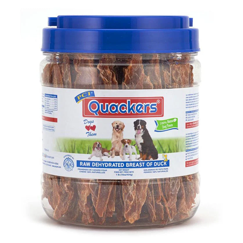 Quackers Duck Breast Fillet Jerky Dog Treats - Image 1