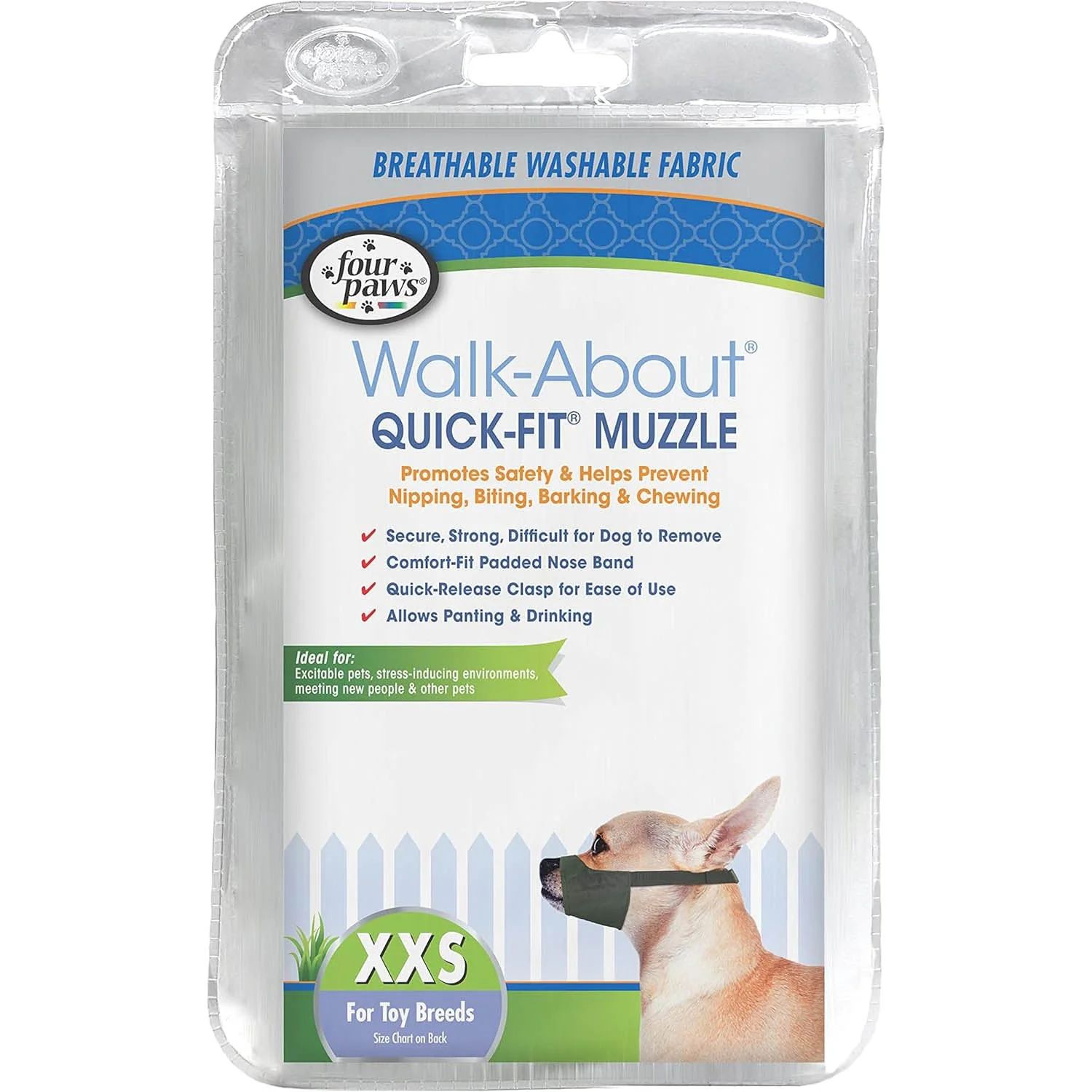 Quick-Fit Dog Muzzle by Four Paws - Image 1