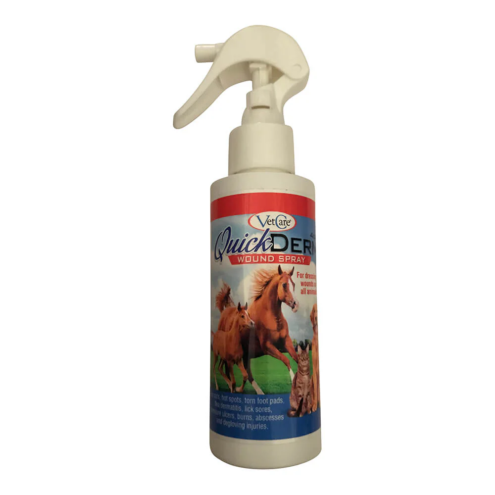 QuickDerm Wound Spray for Animals, 4 oz - Image 1