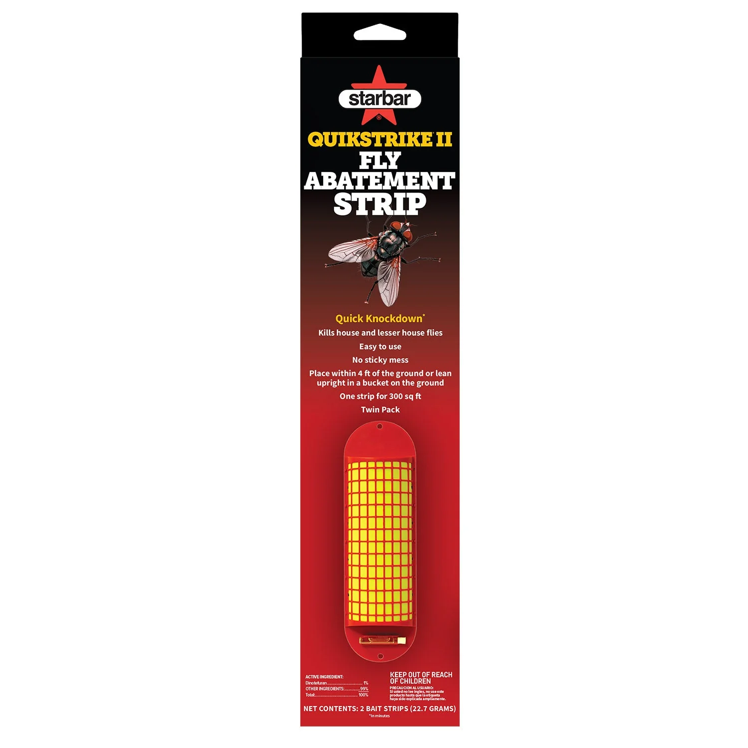 QuikStrike Fly Abatement Strip, Twin Pack - Image 1