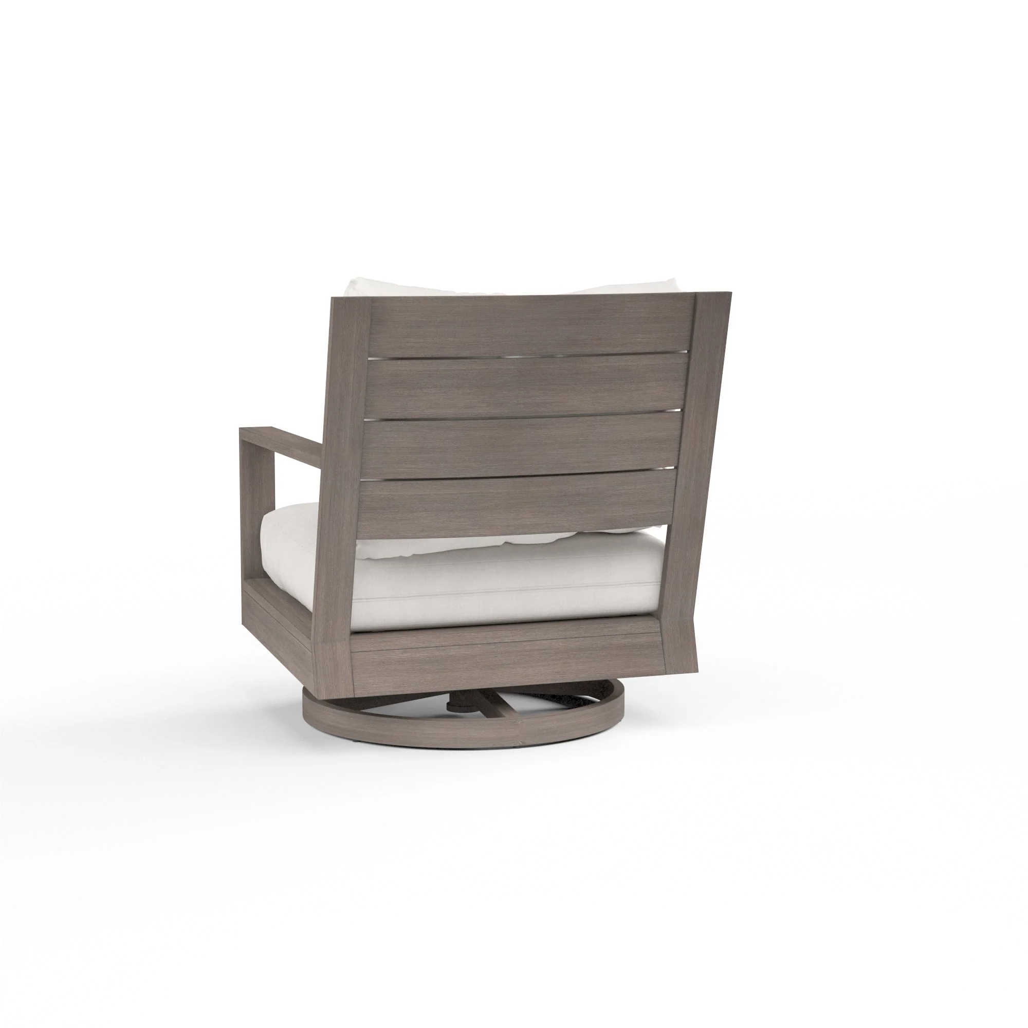 Laguna Swivel Club Rocker in Canvas Flax, No Welt - Image 2