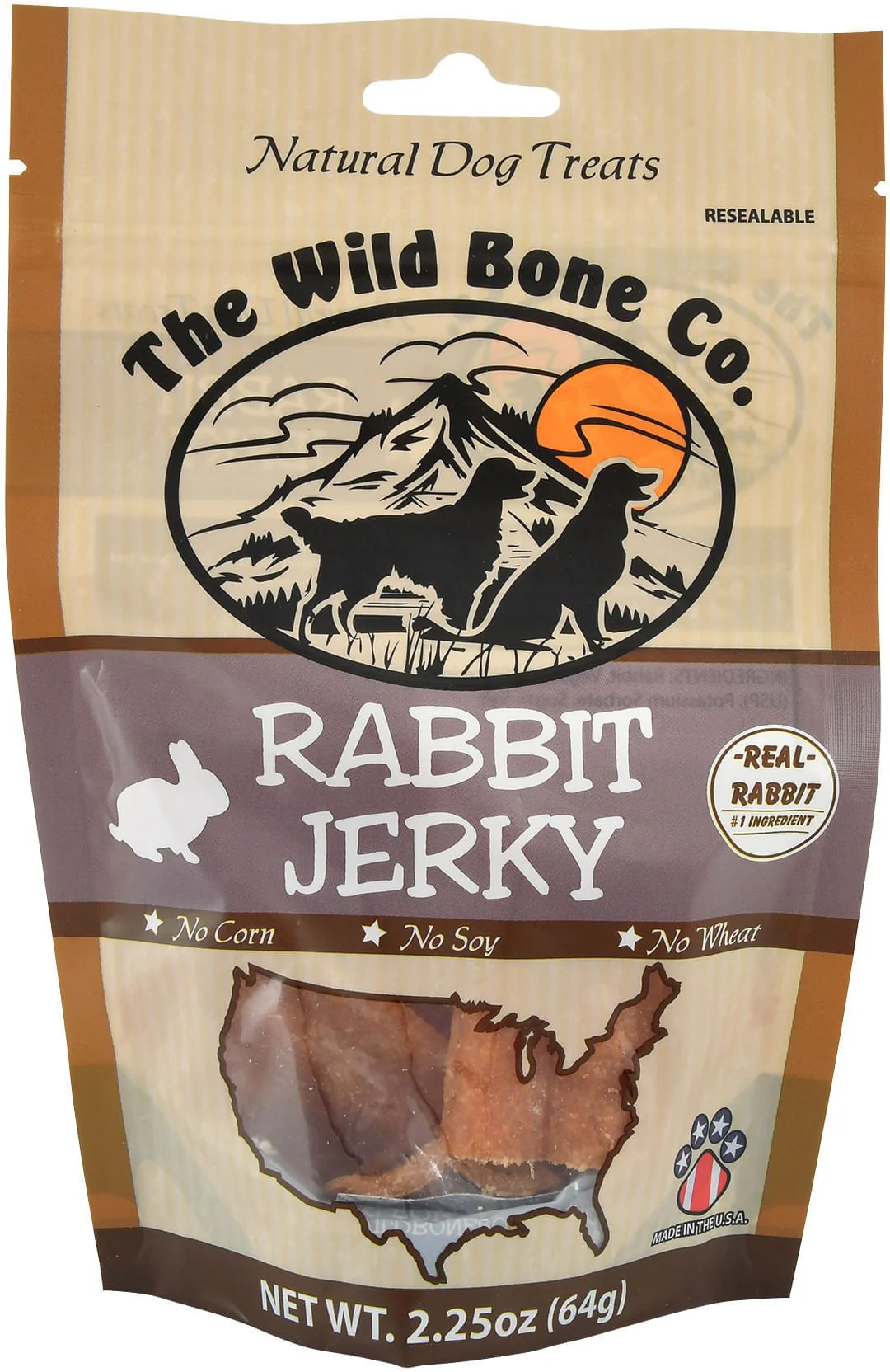 Premium USA-Sourced Dog Jerky Treats – Chicken, Beef, Turkey, Rabbit, Quail & Venison – Rawhide-Free, High-Protein, All Natural, Grain-Free Training Treats - Image 1