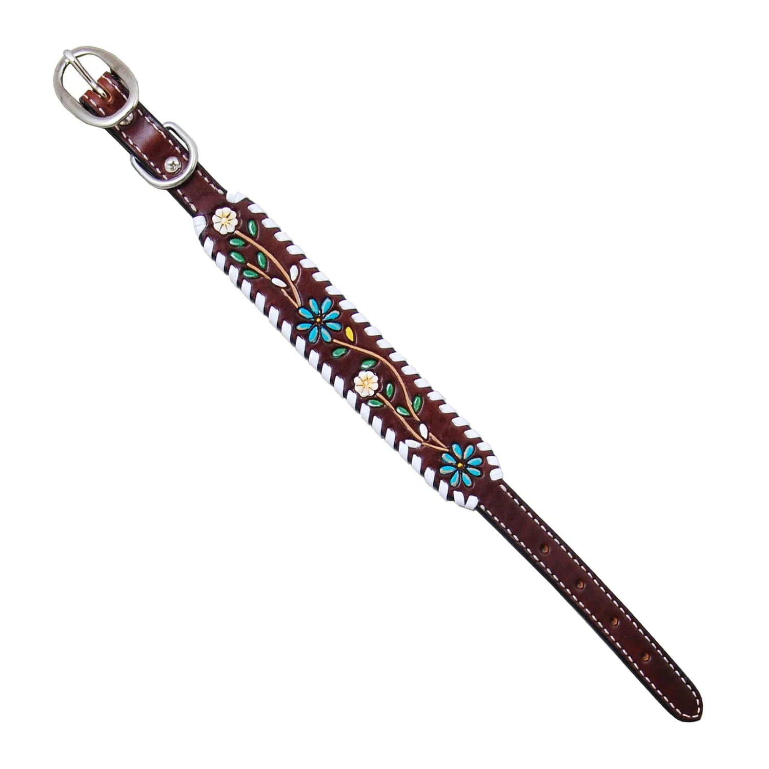 Rafter T Floral Vine Dog Collar - Image 1