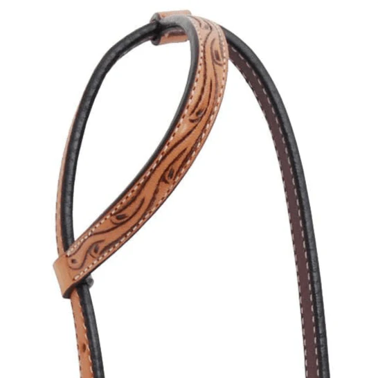Rafter T Thunderbird Single Ear Headstall, Full, Lt Oil - Image 2
