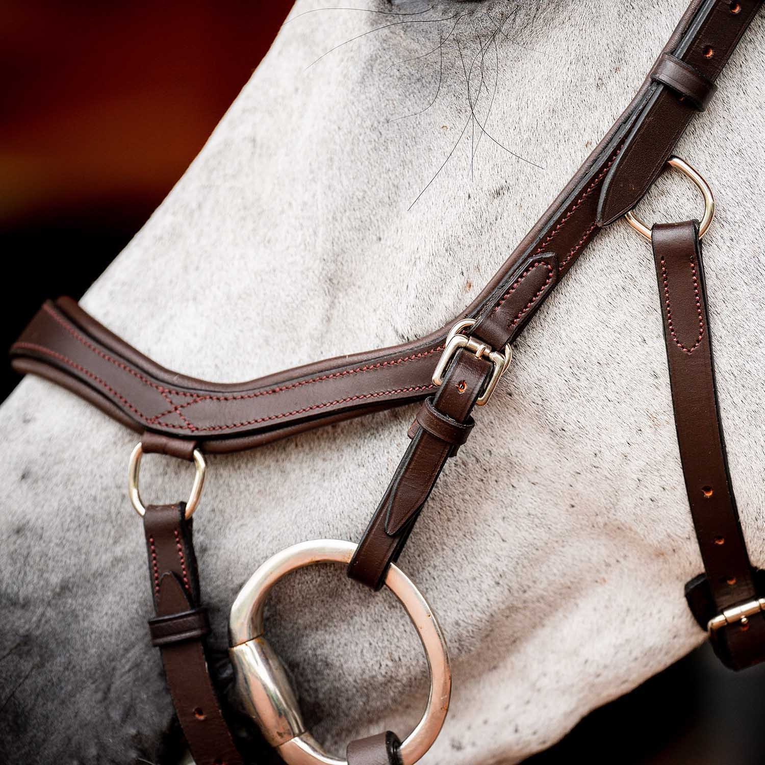 Rambo 2.0 Micklem Competition Leather Horse Bridle with Reins - Image 2
