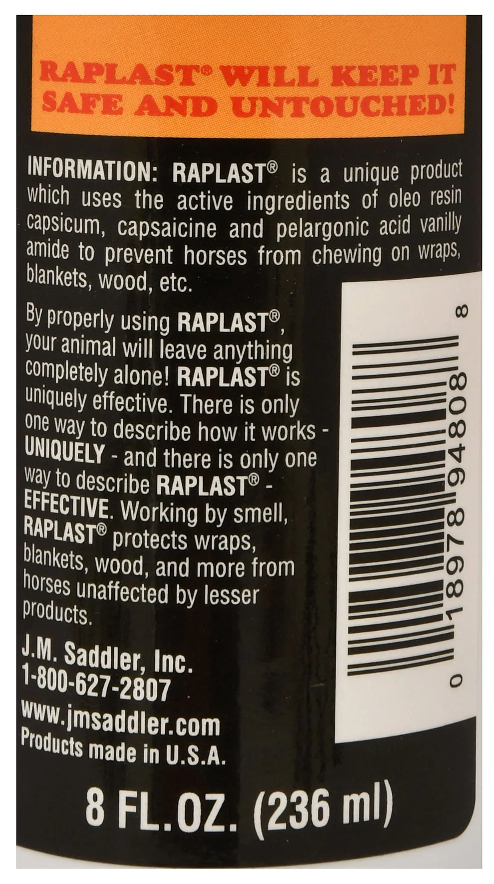 RapLast Horse Blanket & Wrap Protector Spray - Image 2