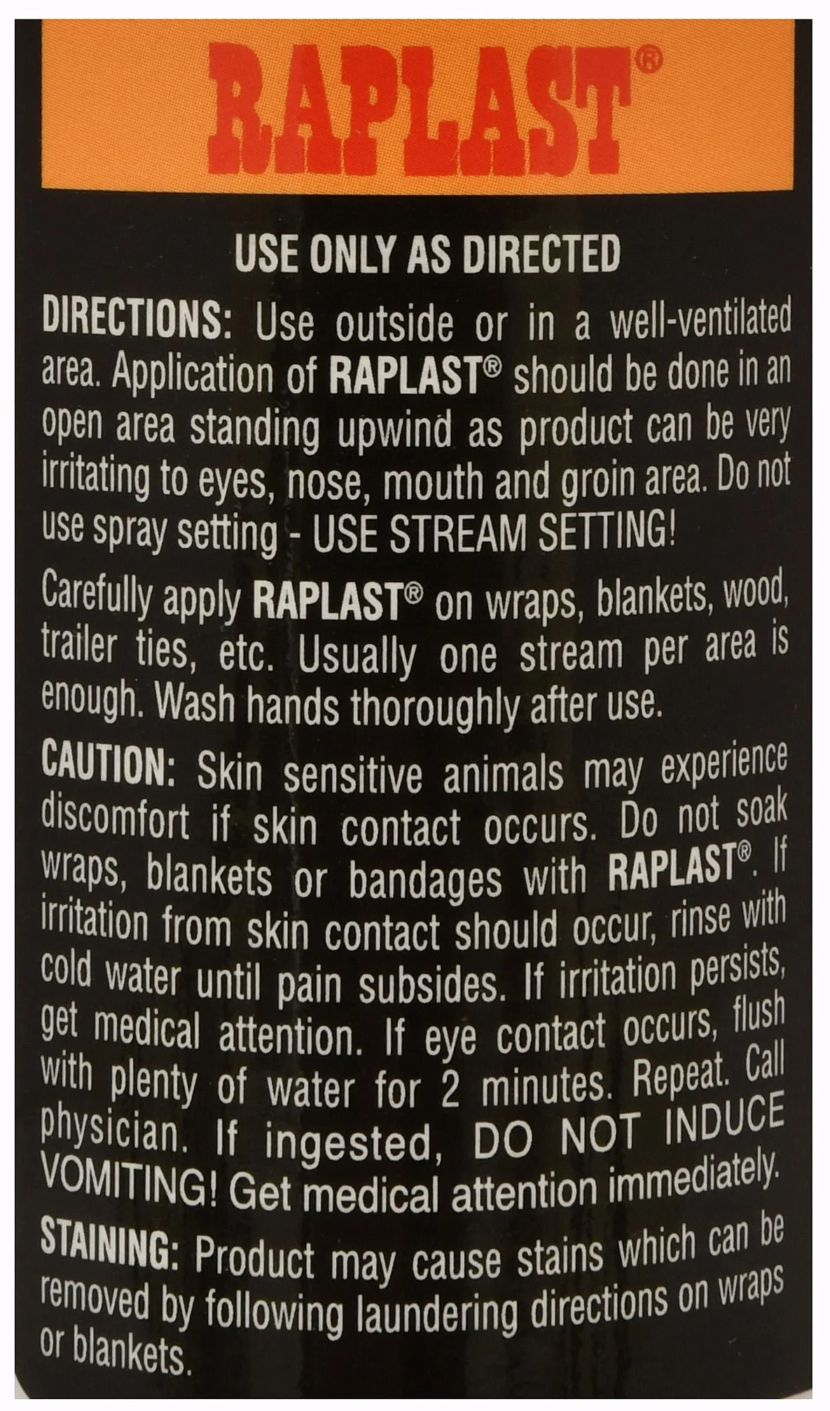 RapLast Horse Blanket & Wrap Protector Spray - Image 3