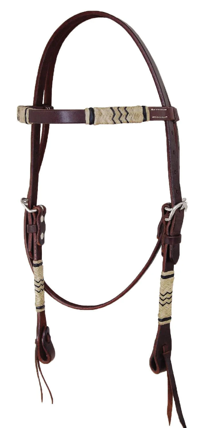 Rawhide Braided Browband Headstall
