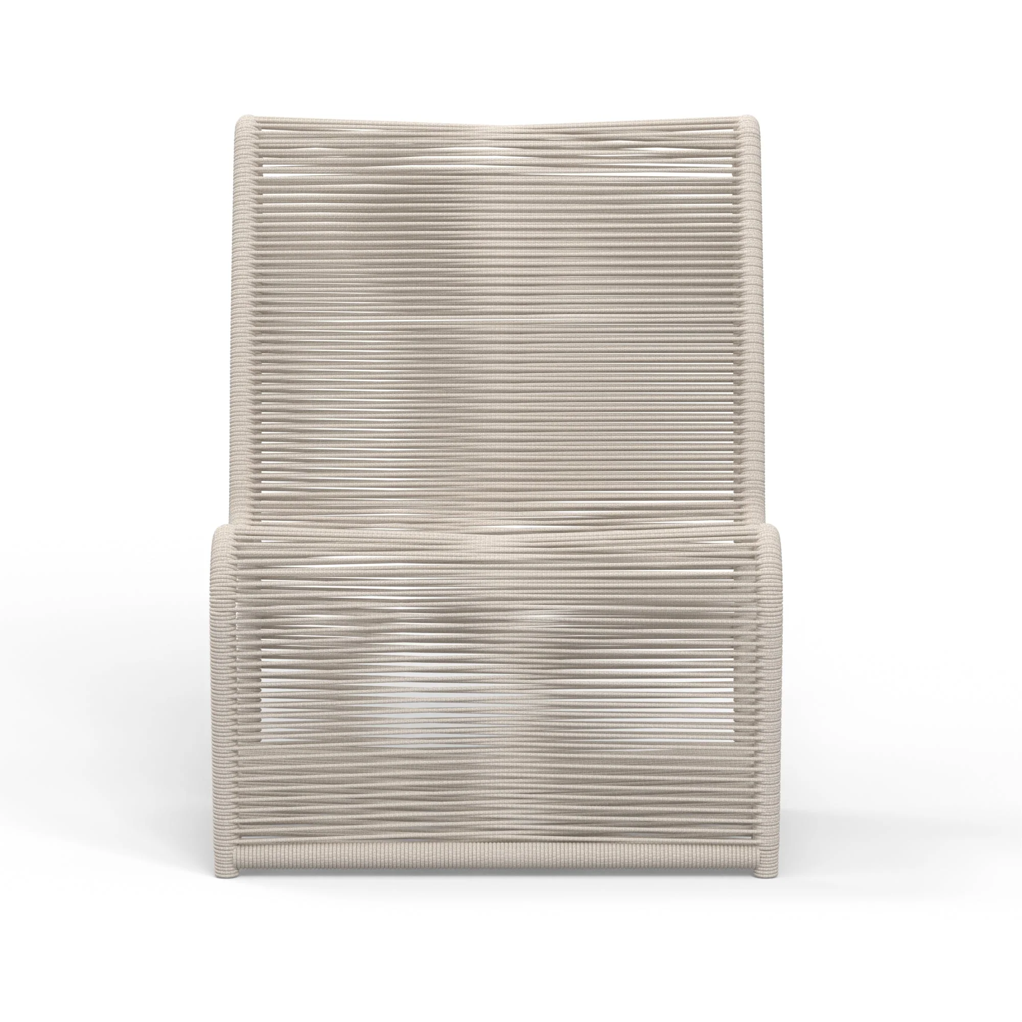 Sand Armless Club Chair - Image 2
